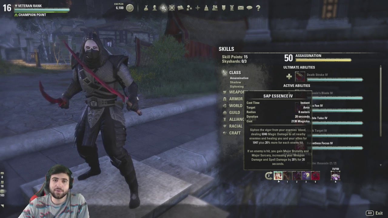 Magicka Nightblade Detonation Build - Thieves Guild Update