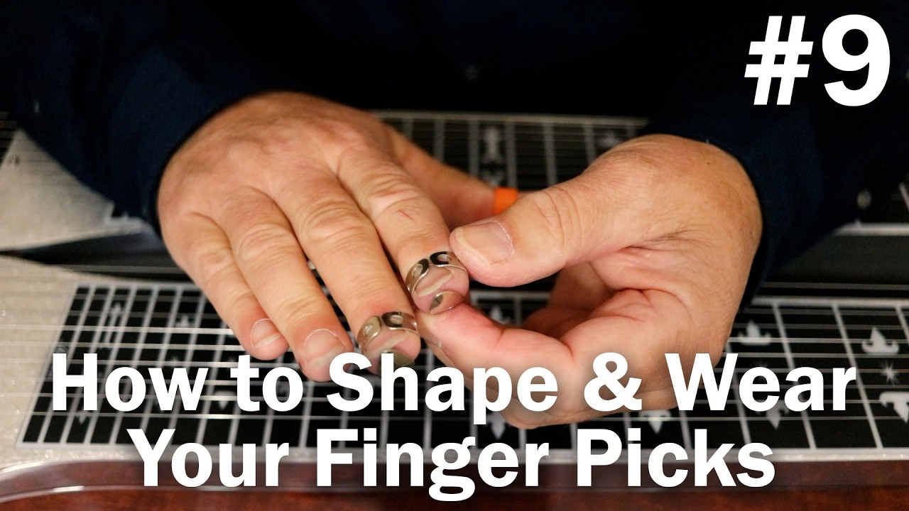 How to Shape & Wear Your Finger Picks | Pedal Steel Guitar Beginner Course Video #9