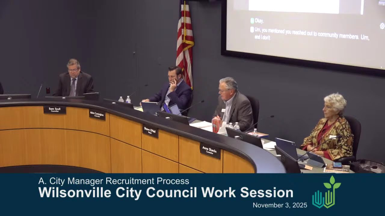 City Council Work Session and Regular Meeting, November 3, 2025