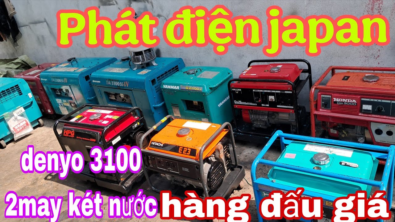 máy phát điện nhật denyo3100 hàng vip