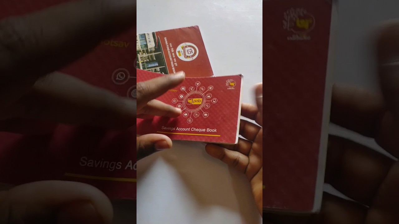 pnb cheque book | punjab national bank cheque book #pnb #punjabnationalbank #chequebook #shortvideo
