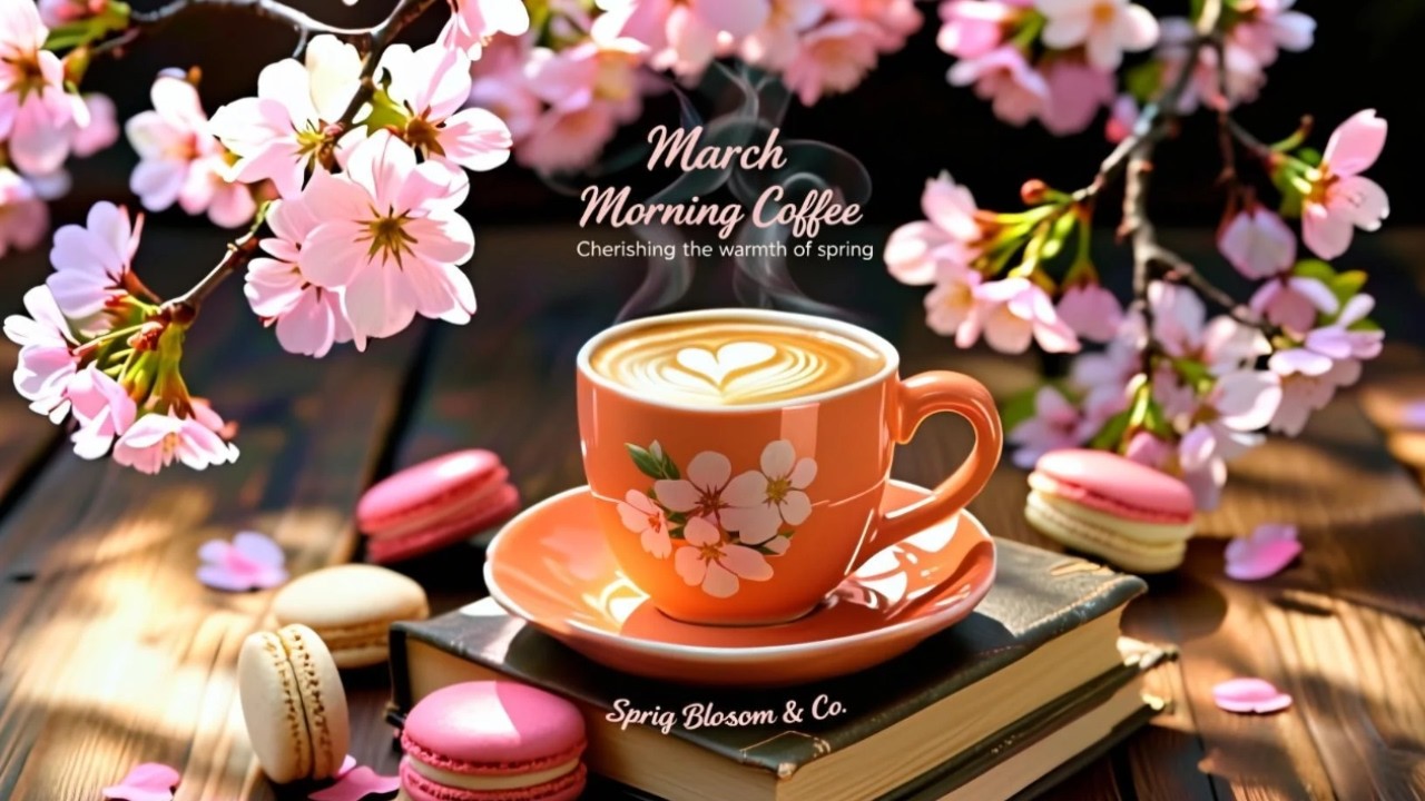 Happy Light Spring Jazz ☕ March Morning Coffee & Delicate Bossa Nova Piano Relaxing