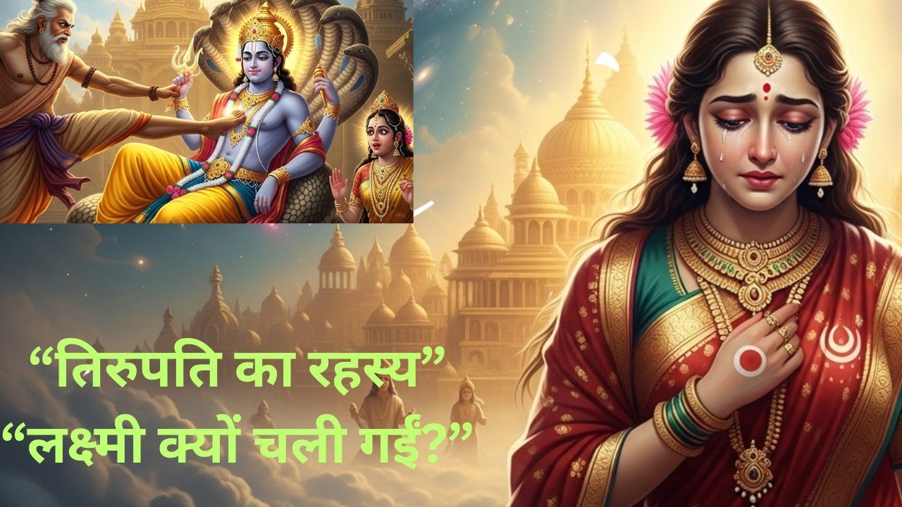 “जब लक्ष्मी छोड़ गईं बैकुंठ… और भगवान को लेना पड़ा कुबेर से कर्ज | तिरुपति बालाजी की असली कथा”