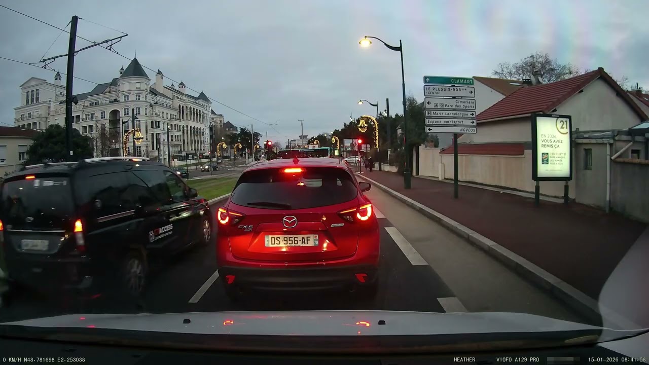 [Dashcam 4K] #14 Châtenay-Malabry - Clamart 92