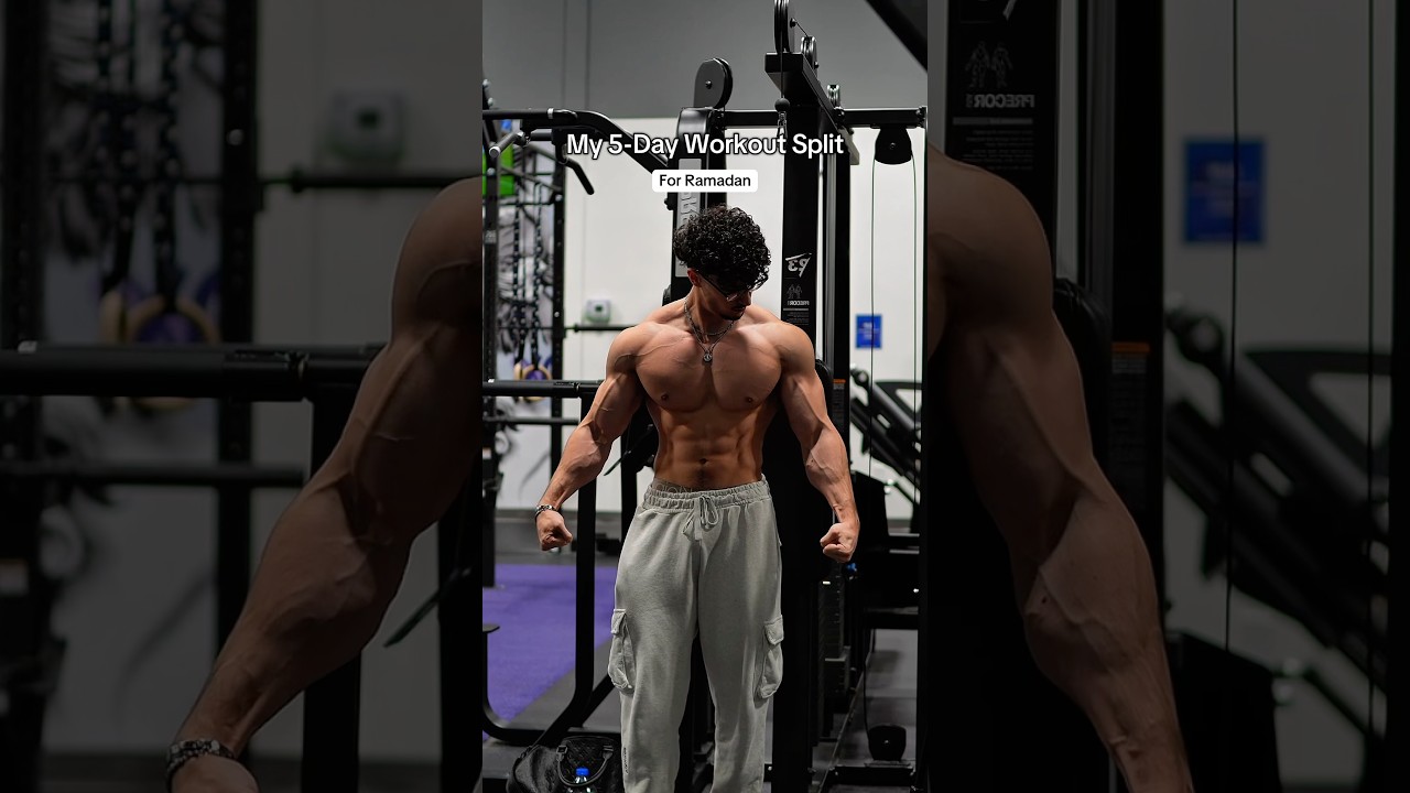 My 5-Day Workout Split (For Ramadan) 🦾