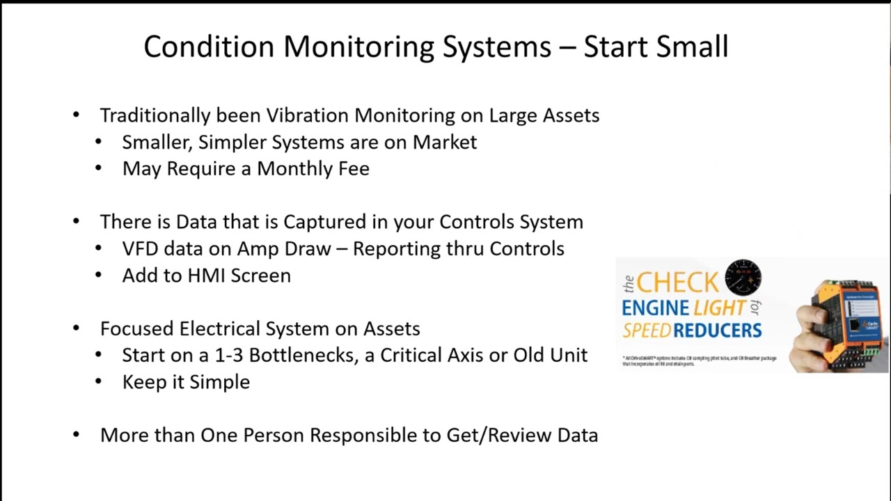 Tech Talk: Predictive Maintenance – ex  Vibration, Temp, AMP Draw