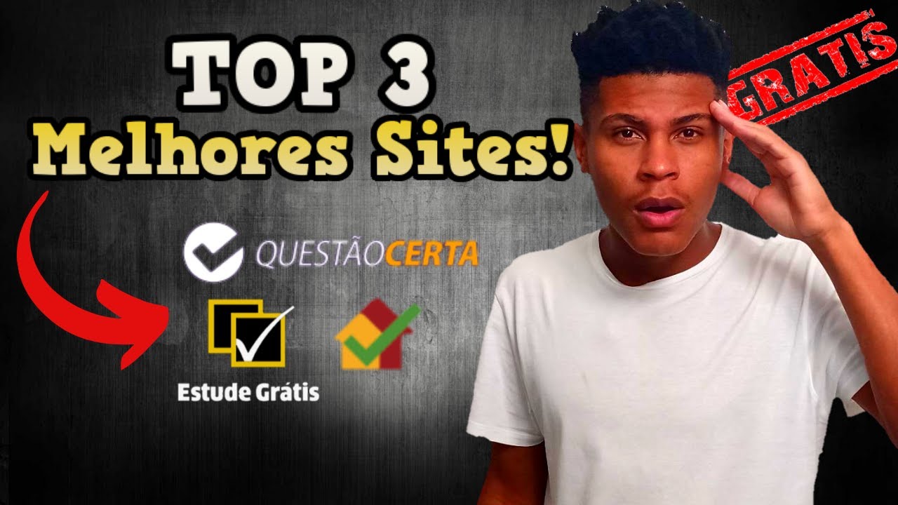 Top 3 Sites de Questoes para Concurso: [ GRÁTIS! ]