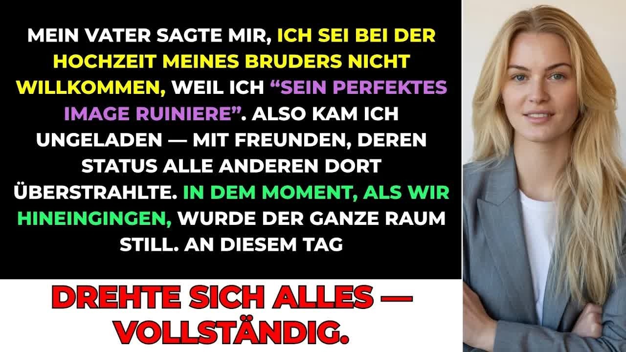 Vater Sagte Mir, Die Hochzeit Zu Verlassen – Doch Als Er Die Gästeliste Sah, Wurde Er Bleich