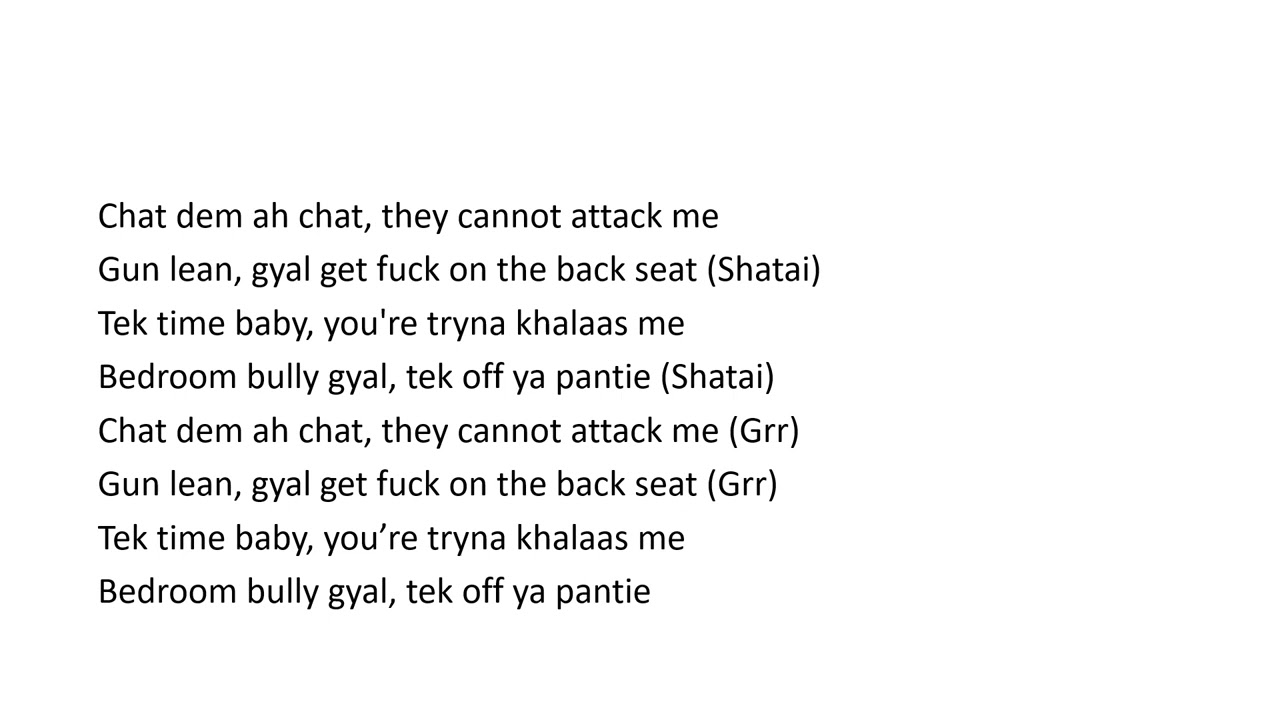 Russ Millions - Backseat - (lyrics)