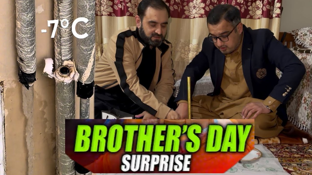 -7 C Ki Sardi May Ghar Ka Pipe Toot Gaya 😳 || Happy Brother’s Day to All Momineen and Mominat ❤️😍