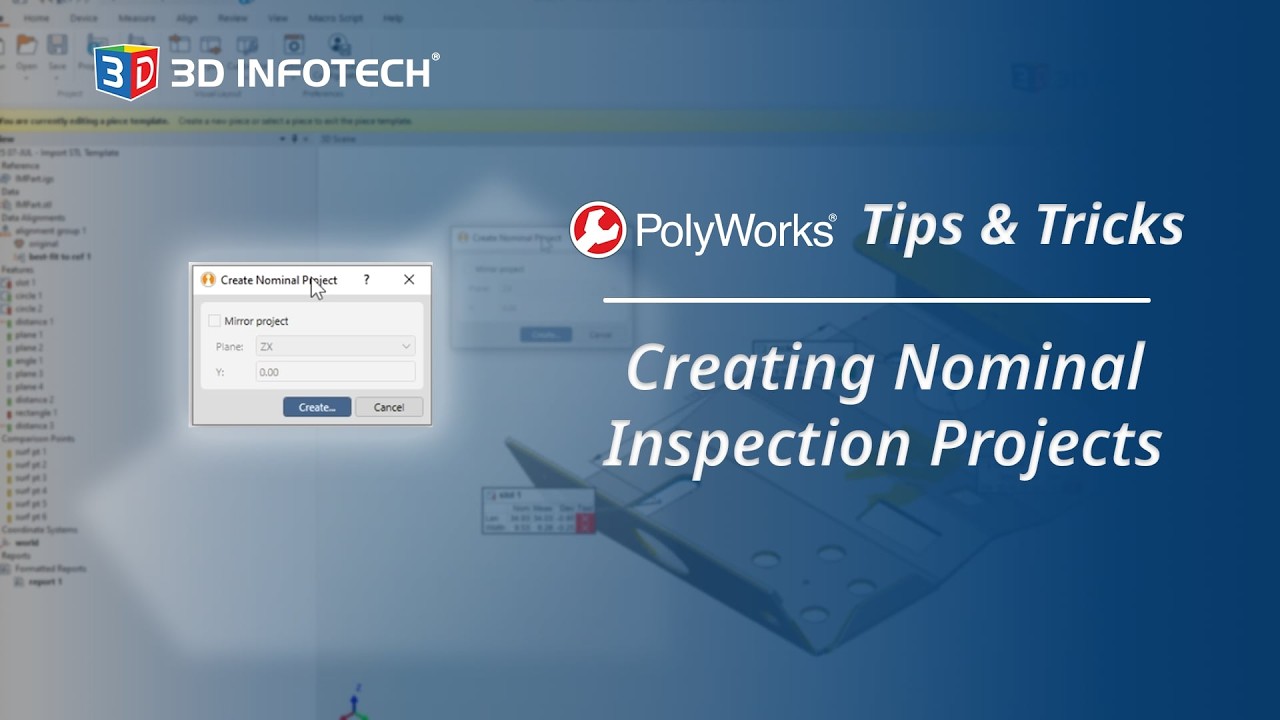 Creating Nominal Inspection Projects | PolyWorks Tips & Tricks