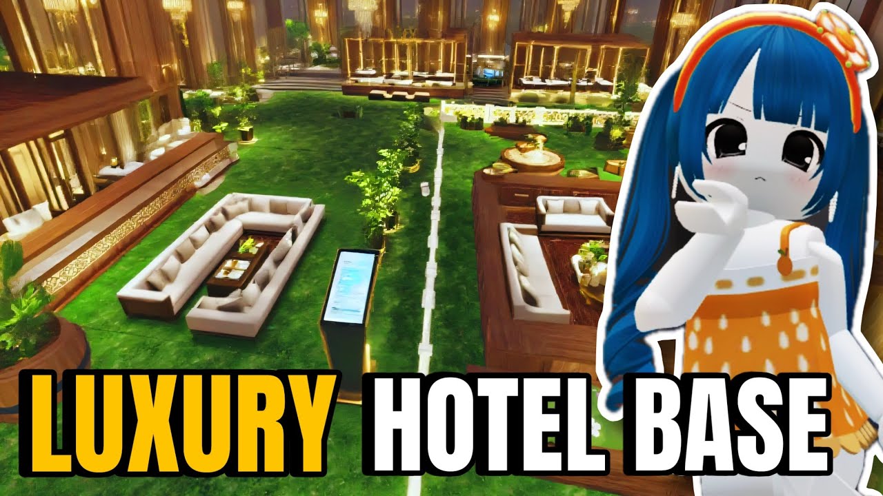 I Built a LUXURY HOTEL BASE in 99 Nights in the Forest (Roblox)