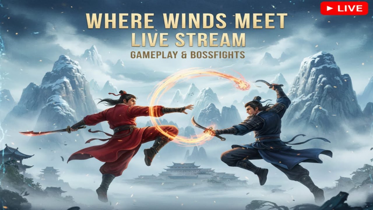 Journey into Ancient China: Where Winds Meet Live Stream ⚔️ #martialartsgame #DarknessGamer999 #999