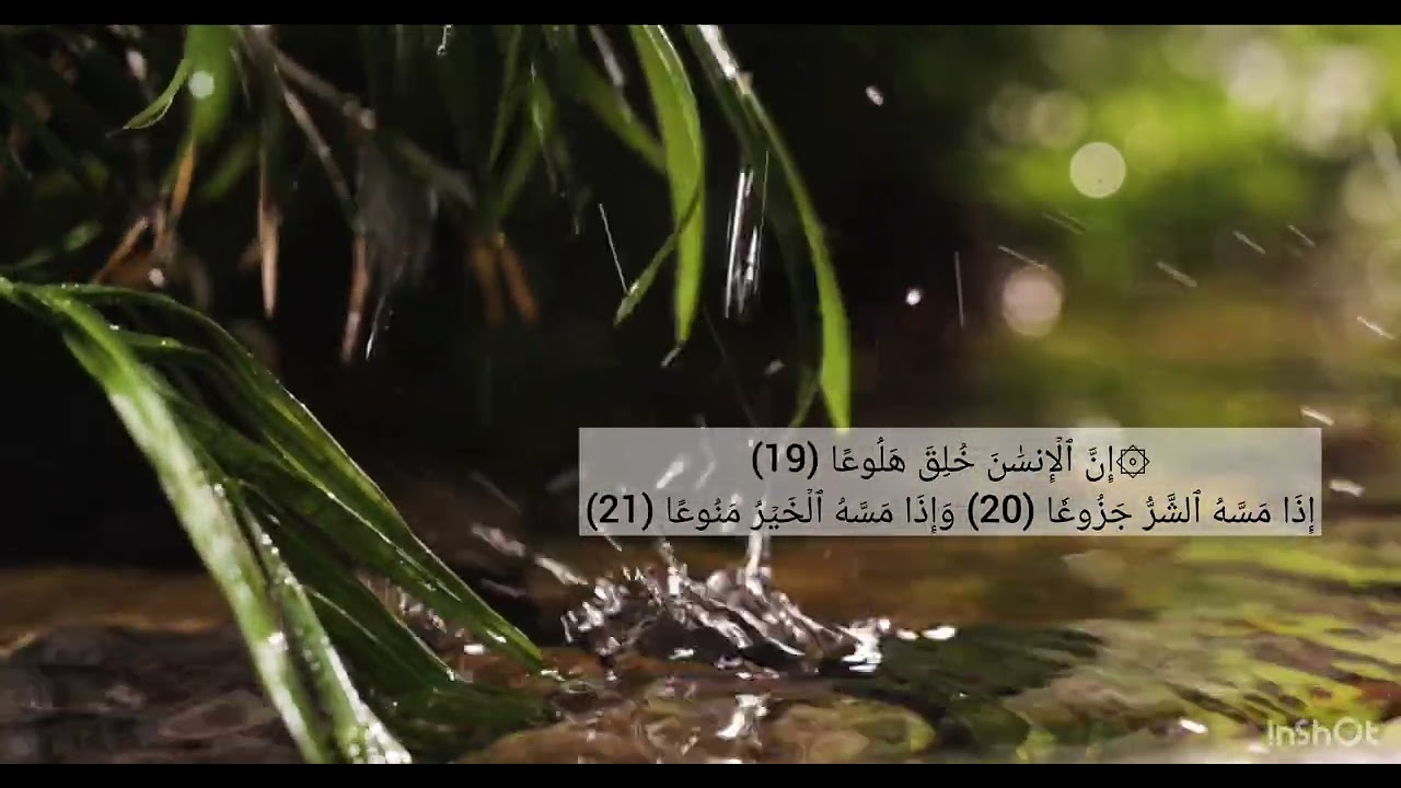 سورة المعارج من ايه 15 الى ايه 21  مكرر  5 مرات الشيخ المنشاوي 