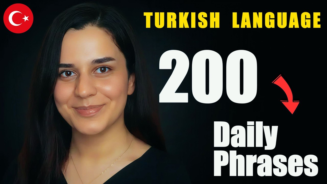 200 Most Common Turkish Phrases for Beginners | Learn Turkish Fast!