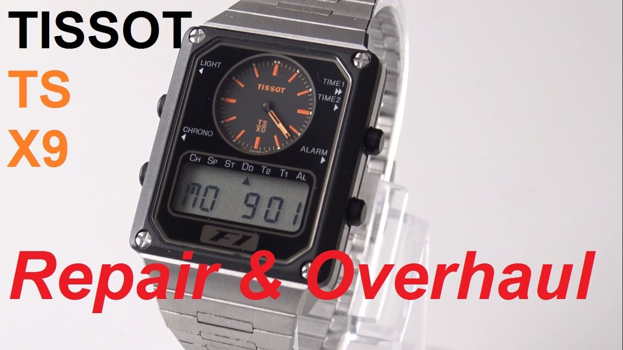 Tissot TSX9 Repair & Overhaul - Ep 93 - Vintage Digital Watches