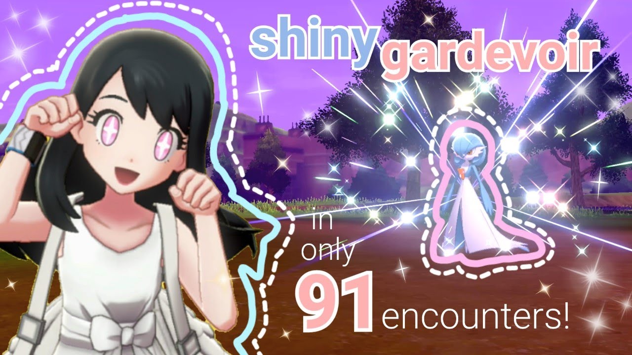 ♡ SHINY GARDEVOIR - in just 91 encounters?! (pokemon sword) ♡