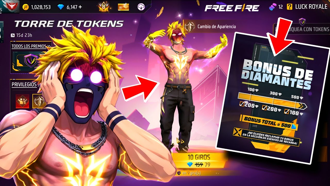 DONDE RECARGAR EL BONUS DE DIAMANTES DOBLE FREE FIRE 2026 😱💎! COMO SACAR EL TRAJE LEGENDARIO