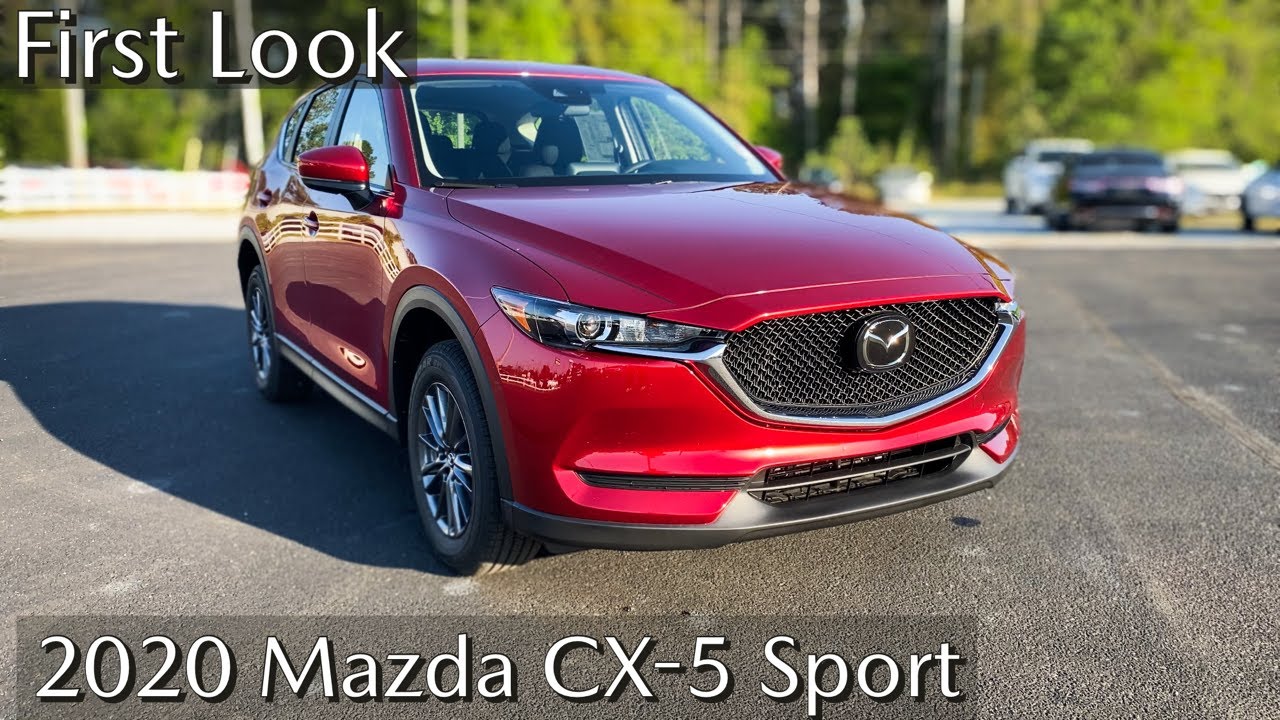 First Look | 2020 Mazda CX-5 Sport SUV with Jonathan Sewell Sells at Mitchell Mazda