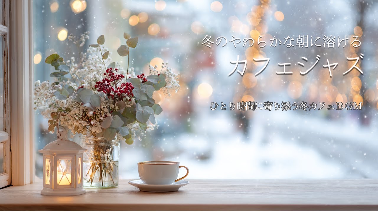 冬のやわらかな朝に溶けるカフェジャズ｜ひとり時間に寄り添う冬カフェBGM