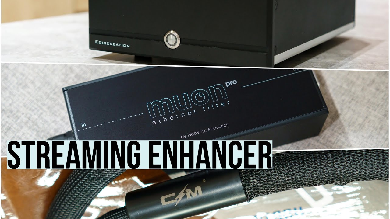 [空氣錄音/雲試聽] 串流增強黑盒子! Ediscreation Fiber Box II vs Network Acoustics muon Pro (With CMaudio Ultimate)