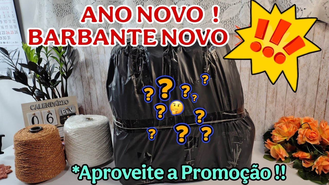💥ANO NOVO ! BARBANTE NOVO 💥 PROMOÇÃO INCRÍVEL ⚡‼️