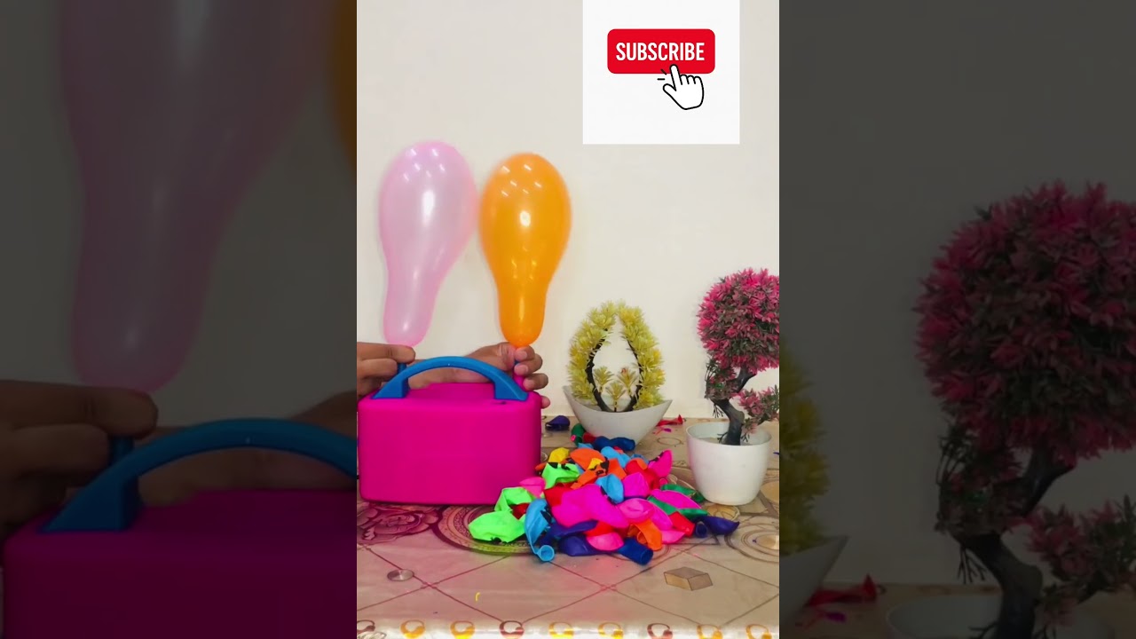 💥Satisfying colourfull Ballons Blowing and POP #asmr #poppballons #shorts #viral #balloon #machine
