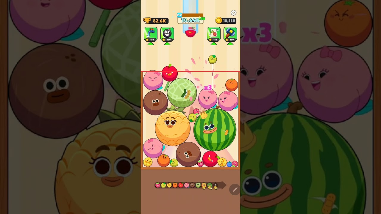 Fruits Clash #games #trendingshorts #viralvideo #gaming #fruitsclash #pzgames #gamingbypz #trending