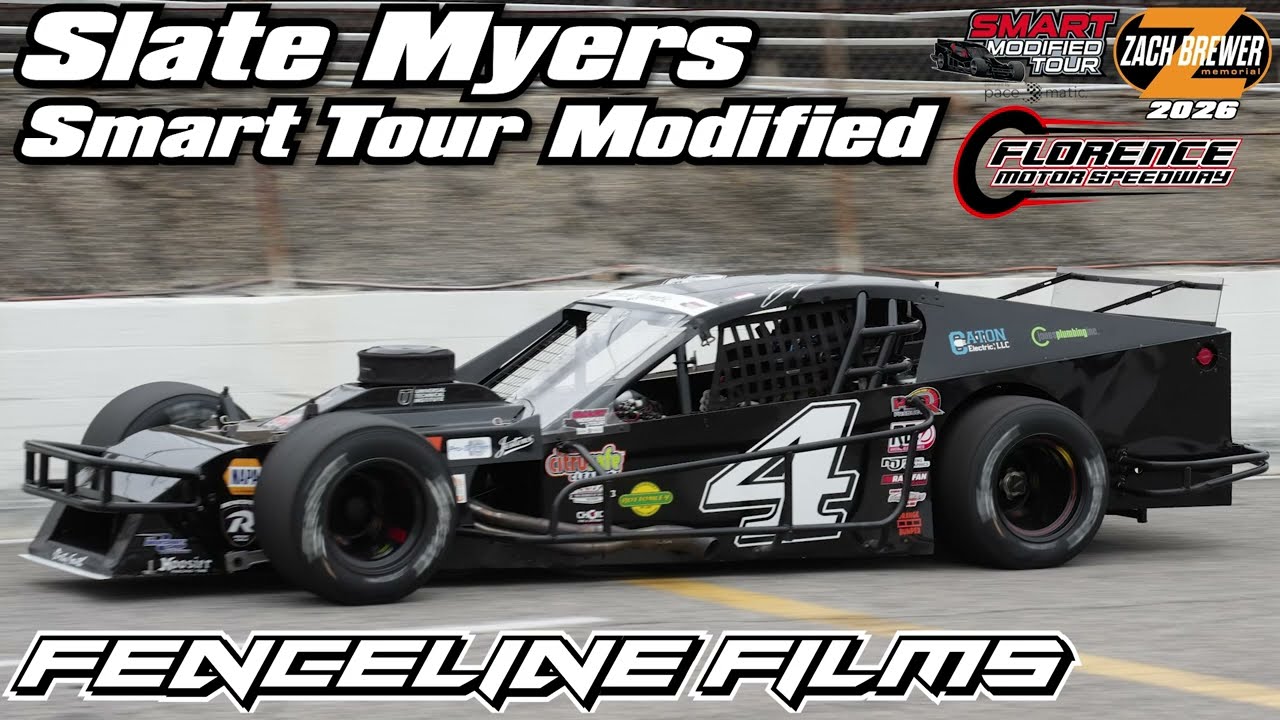 Slate Myers Smart Modified Tour Florence Motor Speedway Zach Brewer Memorial 2026