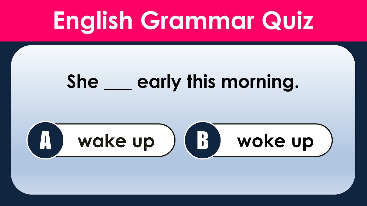 English grammar Quiz l English Test For Beginners