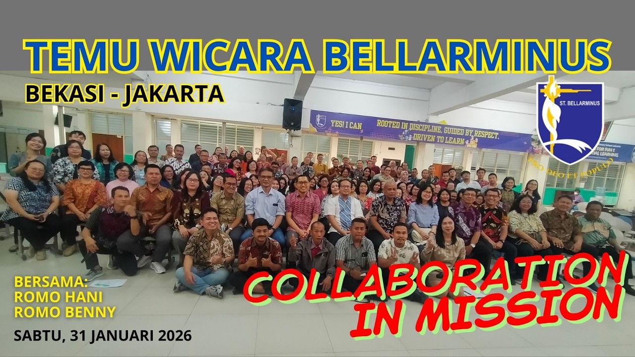 Collaboration in Mission sekolah bellarminus Bekasi - Jakarta bersama Romo Hani dan Romo Benny
