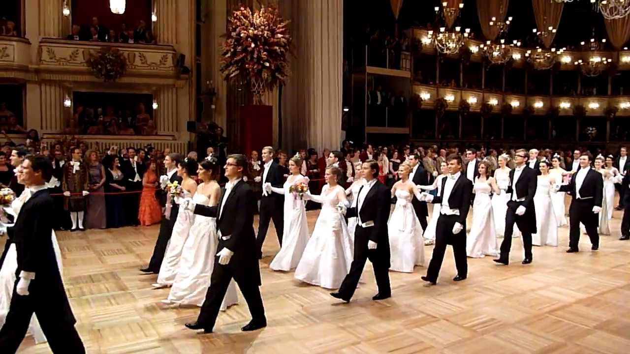 Opernball 2012, Wien, Einzug des Eröffnungskomitees