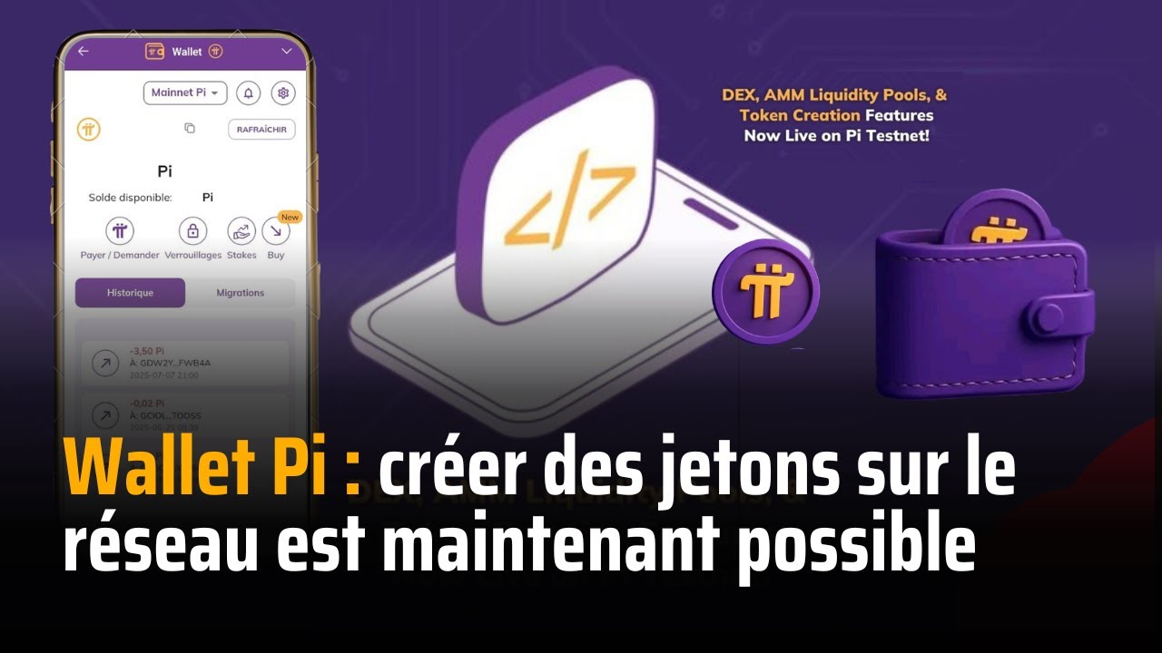 Pi DEX, Pools de liquidit&eacute; AMM et fonctionnalit&eacute;s de cr&eacute;ation de jetons d&eacute;sormais disponibles