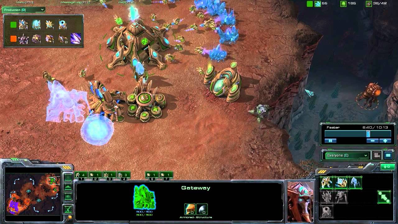 StarCraft 2 - [P] Cannon Wall In into 4 Warpgate - Strategy