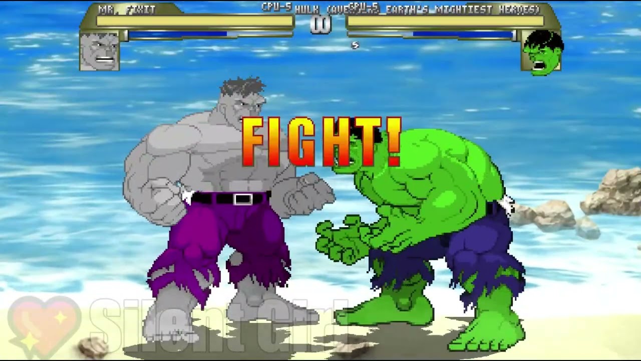 Grey Hulk vs Hulk - Mugen Battle