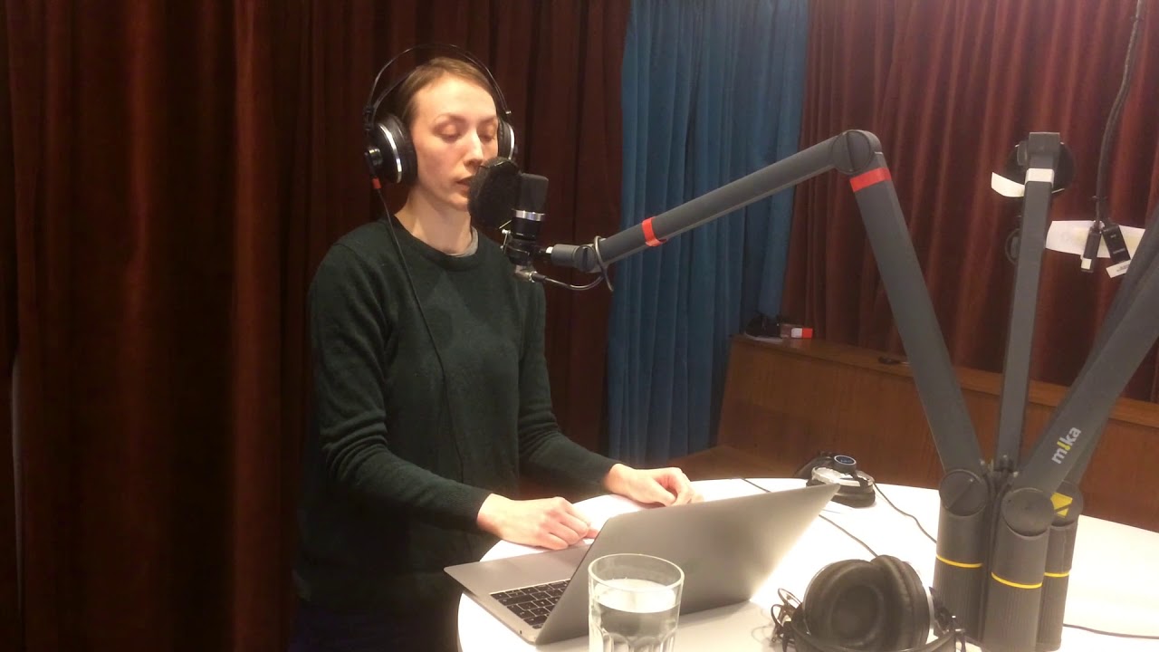 Inspelning av P3 Historia med Cecilia Düringer