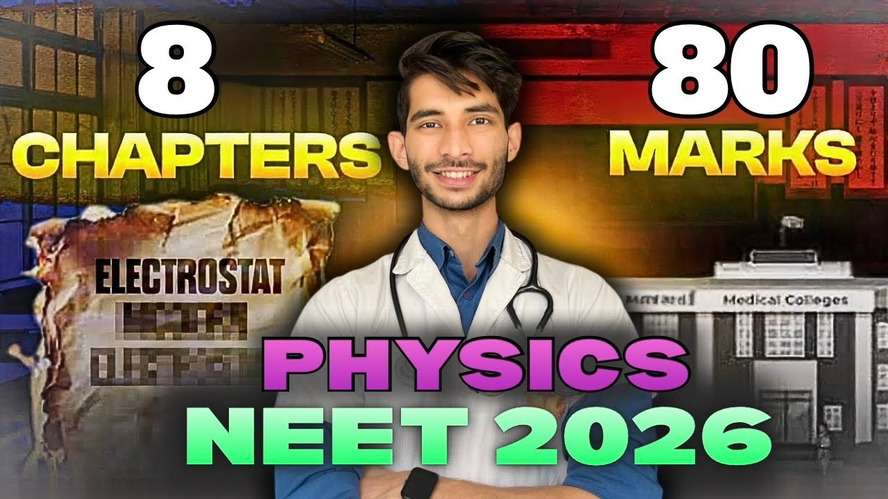 NEET 2026: Study These 8 Chapters | 80+ Marks Guaranteed🔥(With Proof)