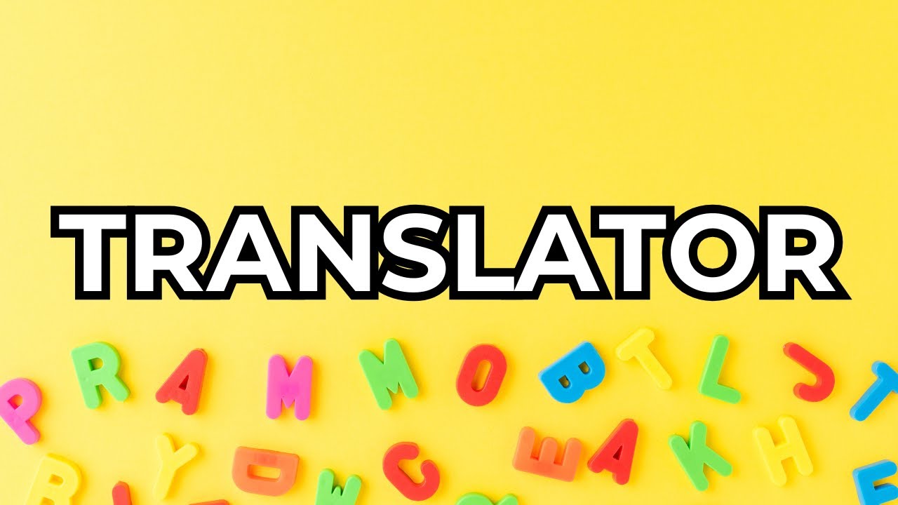 JOB OF THE WEEK - EPISODE #232 - TRANSLATOR