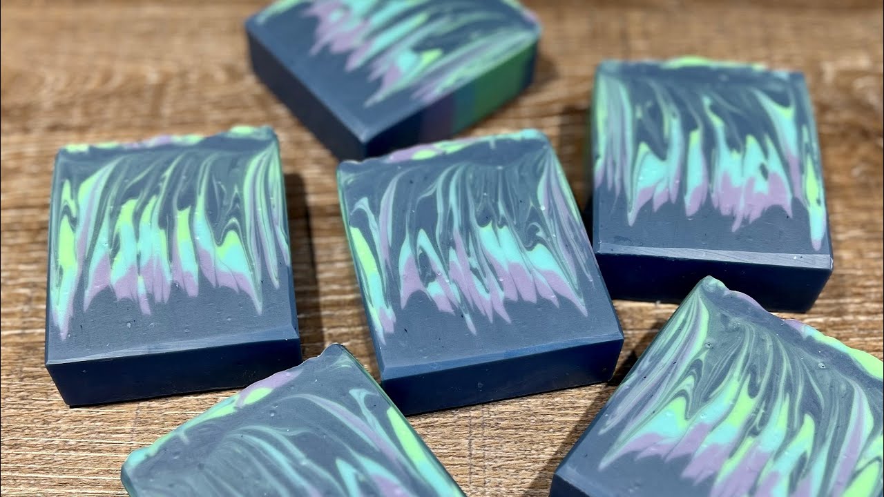 Cold Process Soap Making “Northern Lights”