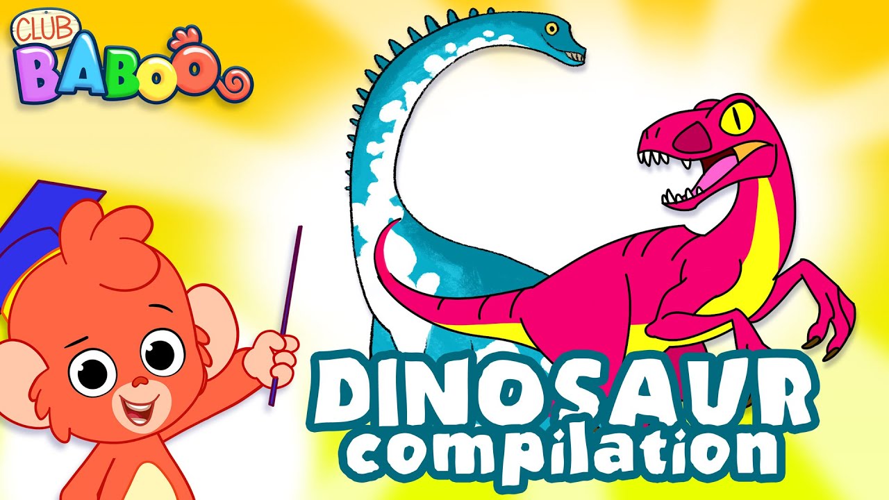 Изучите динозавры для детей | Сборник ужасных динозавров | Tyrannosaurus Rex Velociraptor