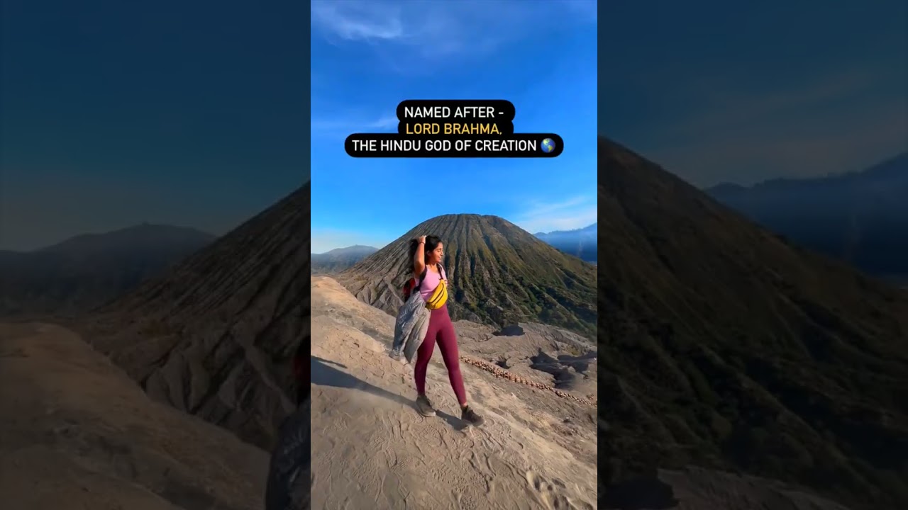 ACTIVE VOLCANO near BALI!🌋🤯 #traveldiaries #bromo #didyouknow #volcano #indonesia #bali