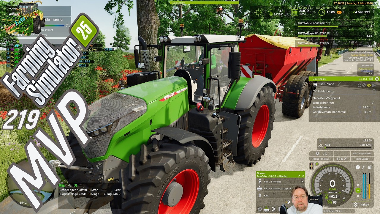 LS 25 MVP 4 Fach # 219 Ich kalke meine wiesen.