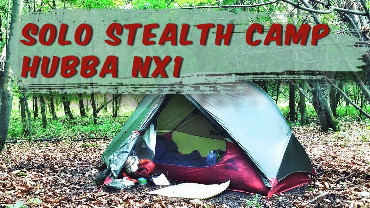 Solo WILD CAMPING in the UK | First night in the MSR Hubba nx | Stealth camping