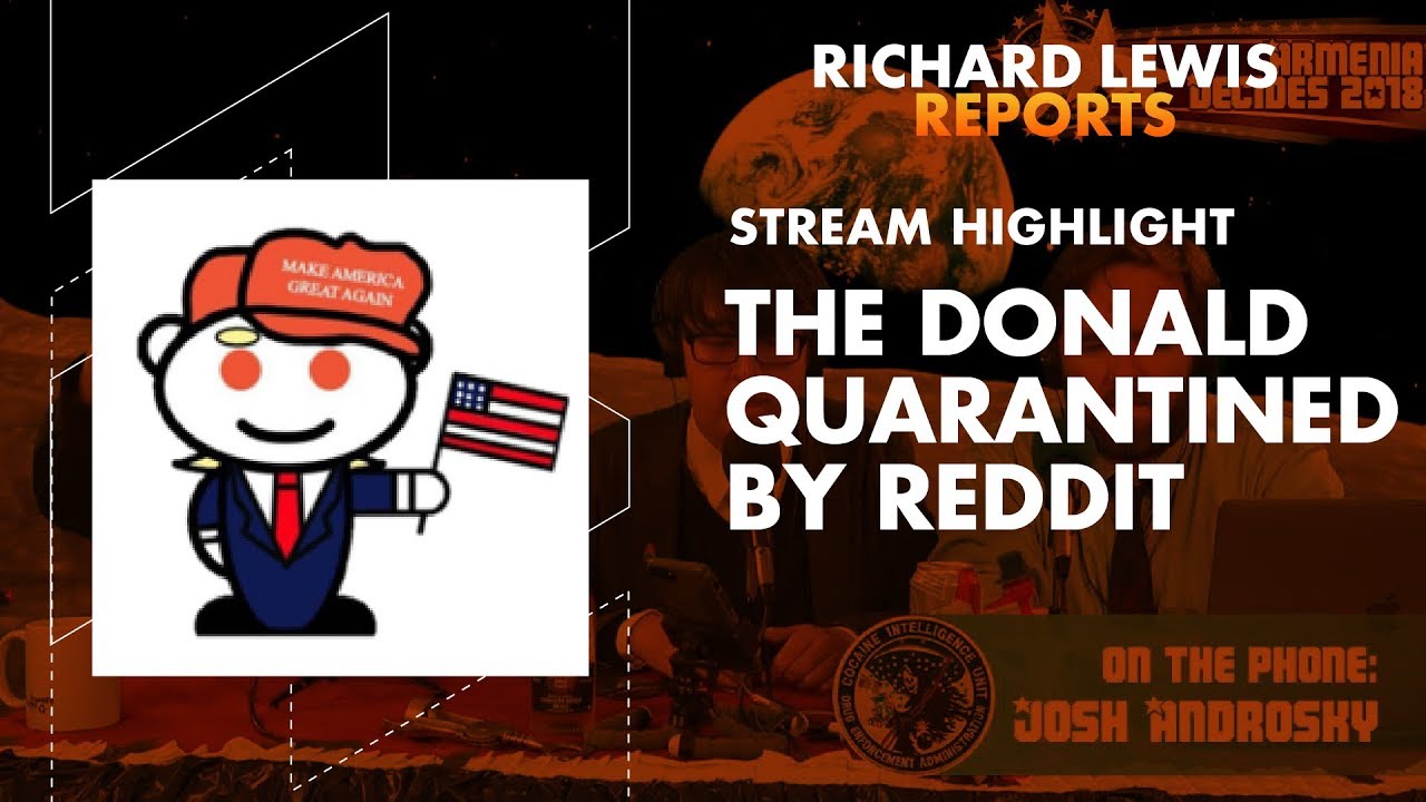 Дональд Трамп помещен на карантин пользователем Reddit.