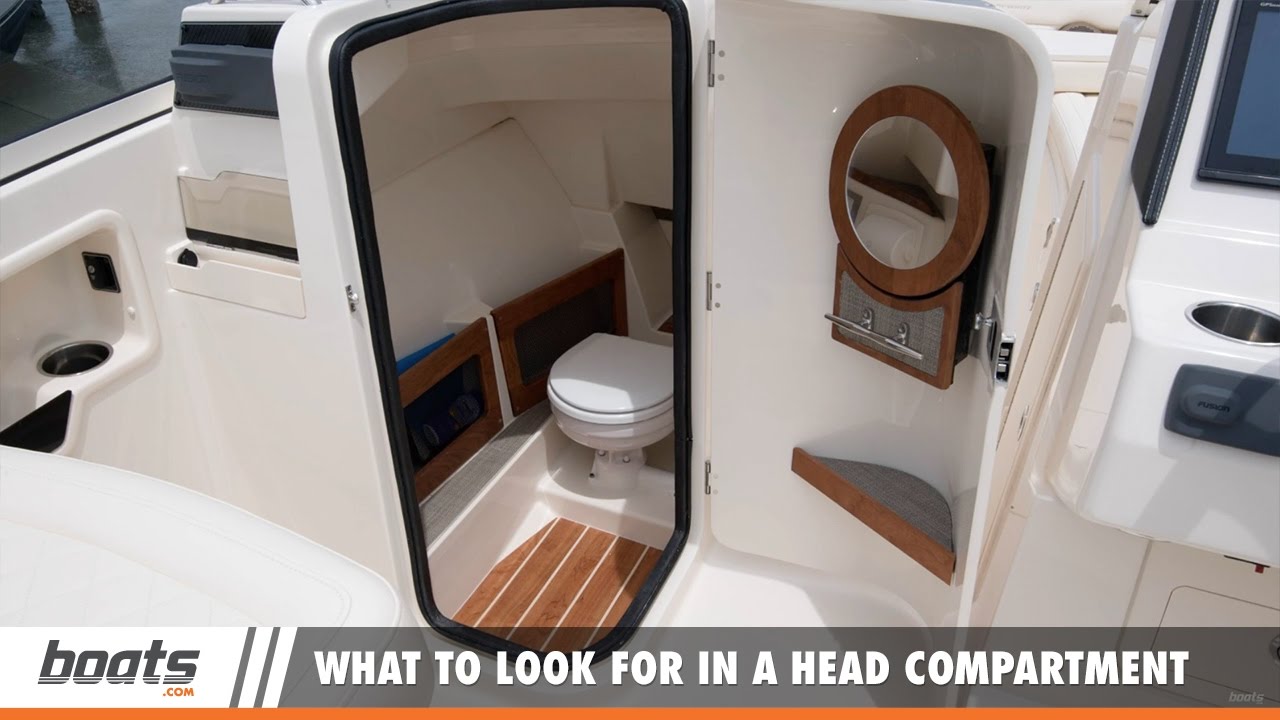Boating Tips: What to Look For in a Console Head Compartment