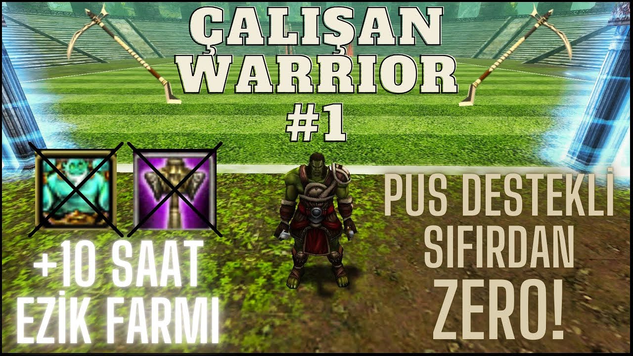 ÇALIŞAN WARRIOR #1 | SIFIRDAN KNİGHT ONLİNE | ZERO !!!