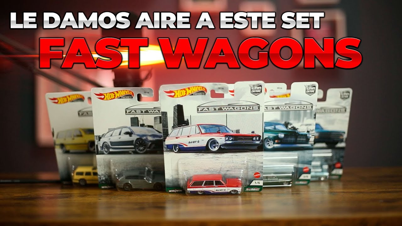 IMPRESIONANTE Liberando Set FAST WAGONS Hot Wheels Car Culture  2021 llantas de goma - Market Escala