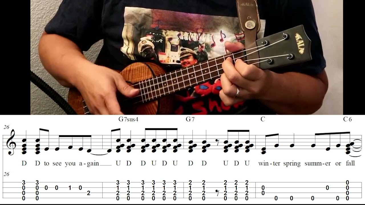 You've Got A Friend - Ukulele Chord Melody + TAB