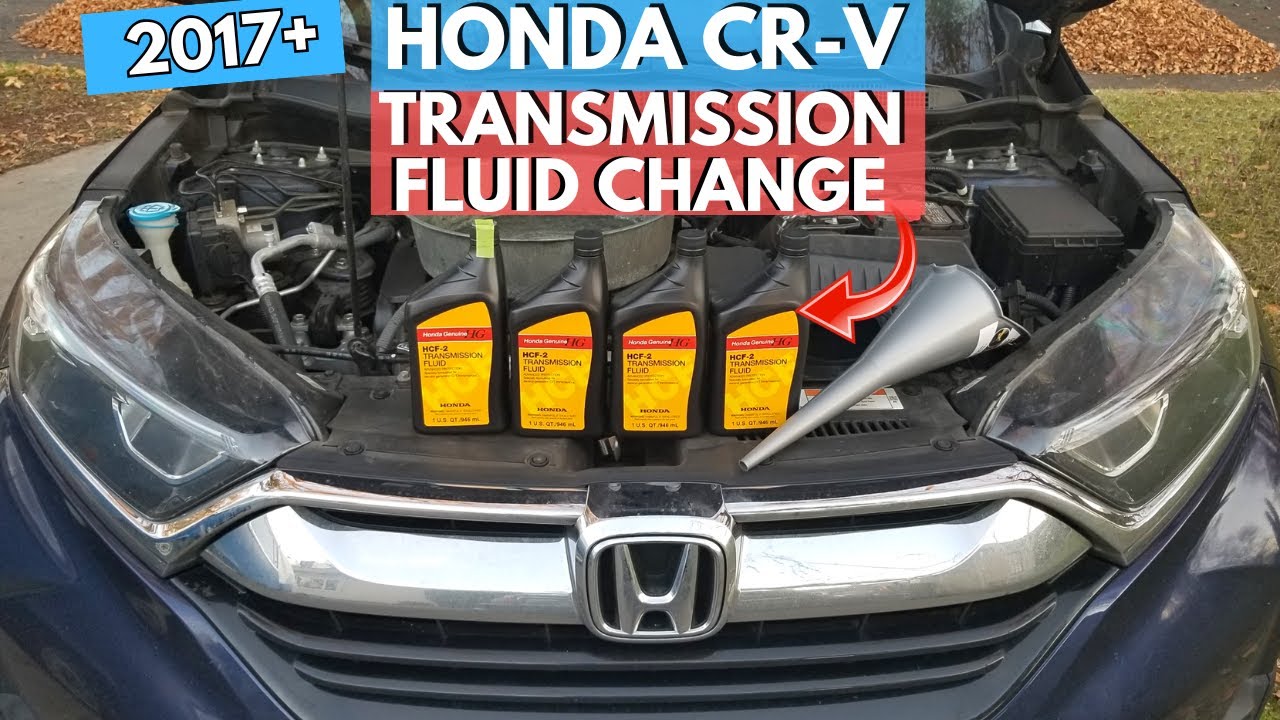 2017+ Honda CR-V Transmission CVT Fluid Change How To -Jonny DIY