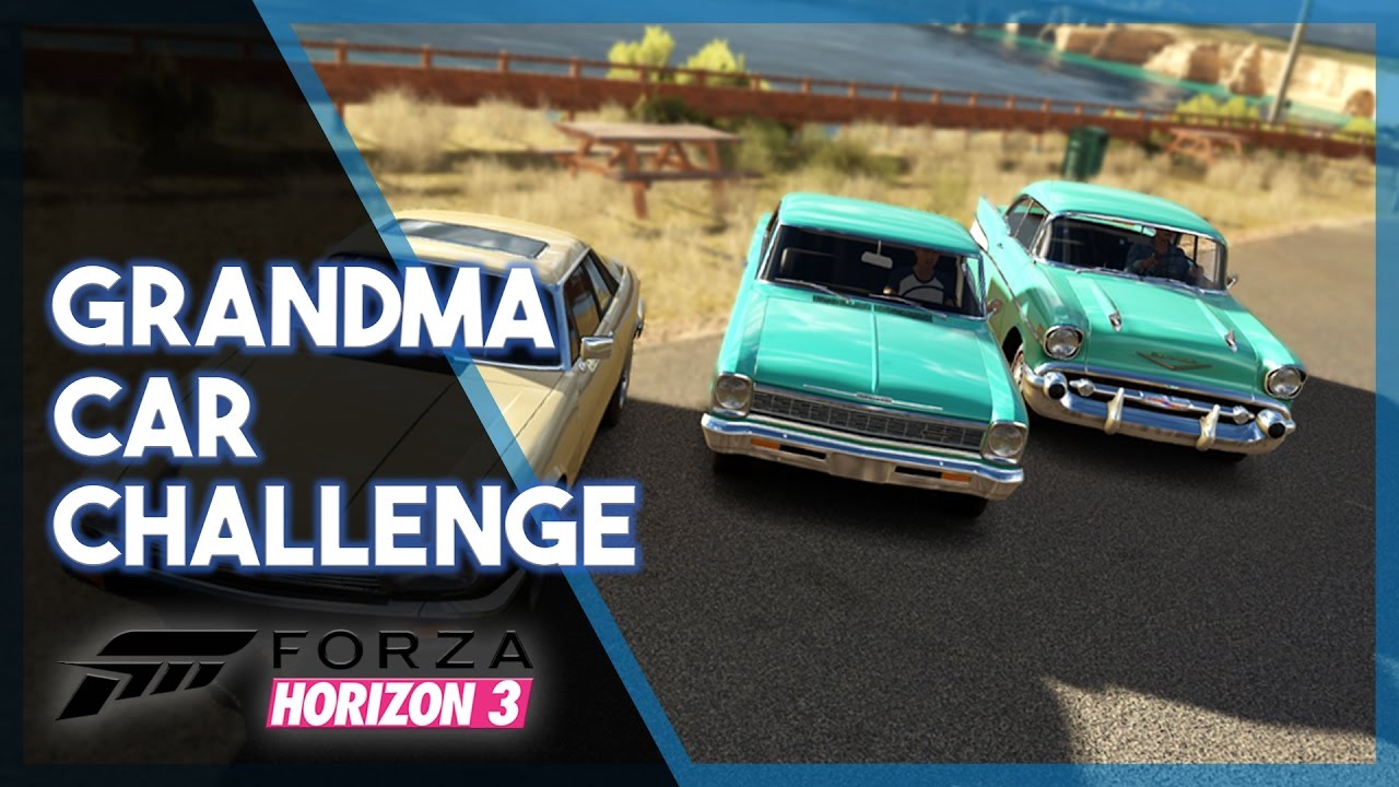 Forza Horizon 3 | Grandma Car Challenge (Funny Moments)